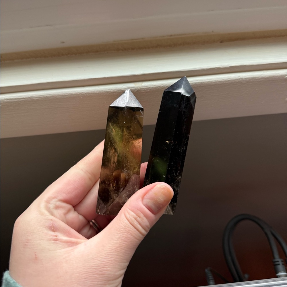 Smoky Quartz Crystal Towers